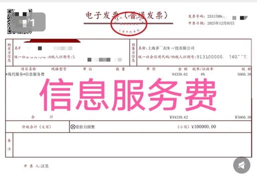 信息技术服务费开票精简规范